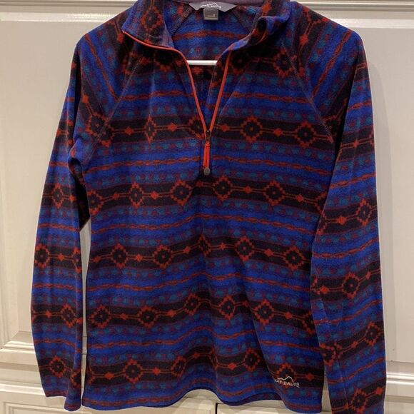 Eddie Bauer Southwest Aztec Quest 1/4 Zip Fleece Size Small Women’s - Picture 8 of 8